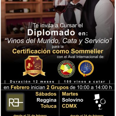 Diplomado en Vinos del Mundo y Servicio